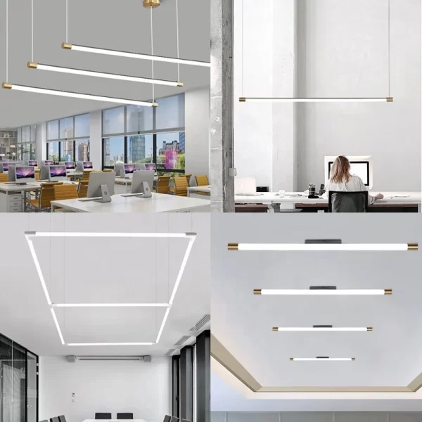 YIN834212 28W 120cm Free splicing office chandeliers - Image 4