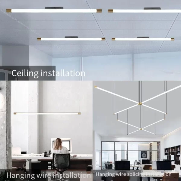 YIN834212 28W 120cm Free splicing office chandeliers - Image 6