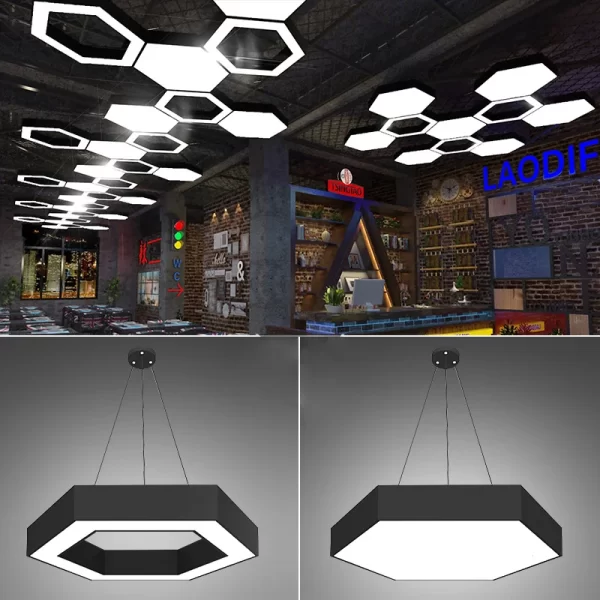 YIN834215 Modern Hanging Pendant Light Contemporary Acrylic - Image 3