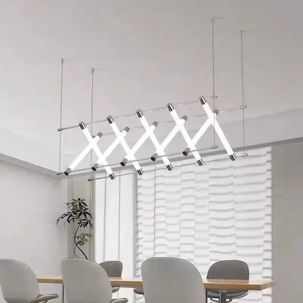 YIN834216 Acrylic Led Tube Pendant Lamp Villa - Image 6