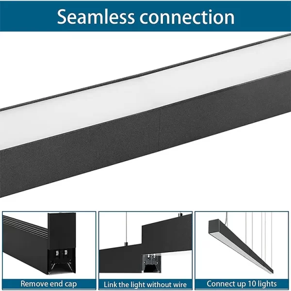 YIN834220 Commercial Led Linear Pendant Light Dimmable - Image 5